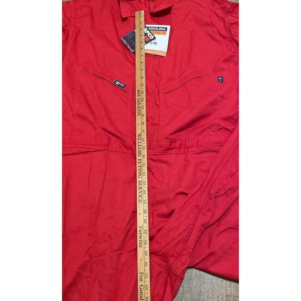 LAPCO FR Coverall XXL Short 50-52 Red ATPV 8.7 Cat 2 Work Safety - Picture 5 of 9